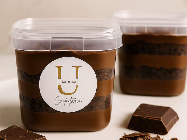 Bolo no Pote de Chocolate