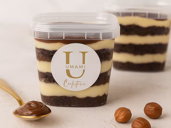 Bolo no Pote de Ninho com Nutella